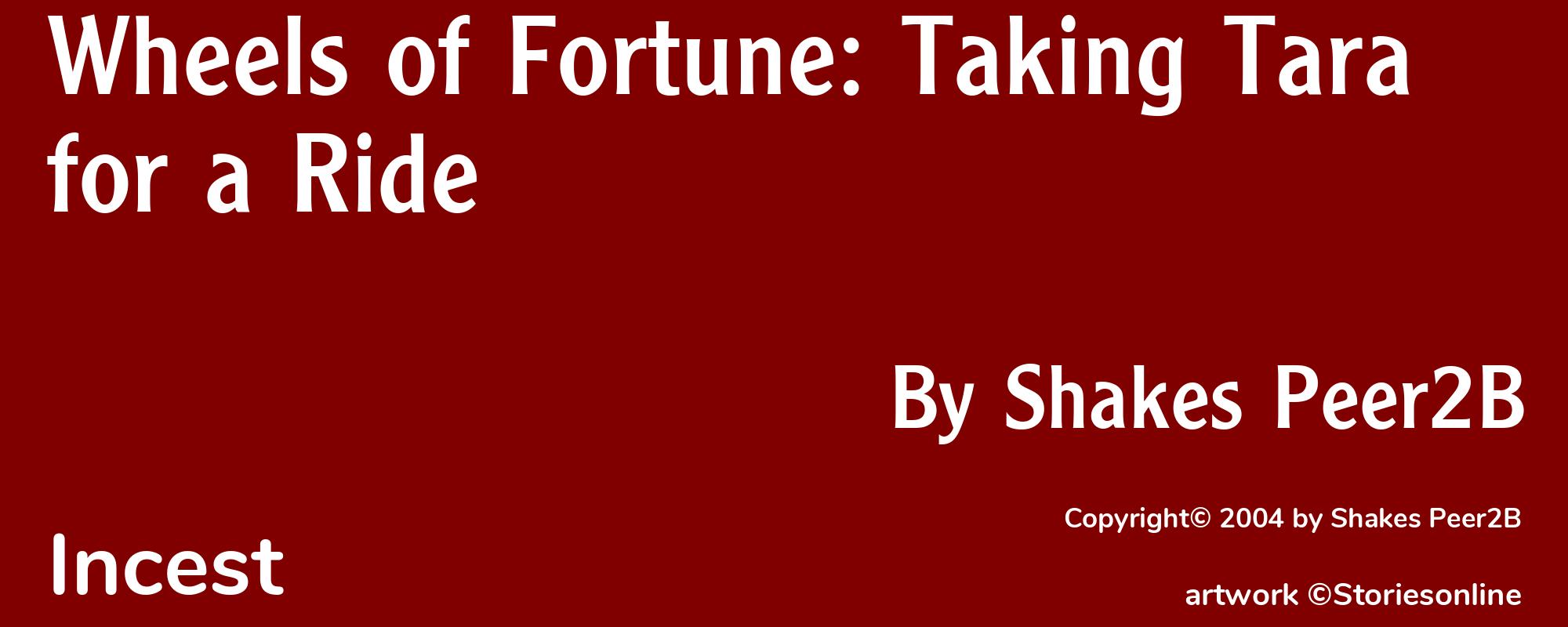Wheels of Fortune: Taking Tara for a Ride - Cover