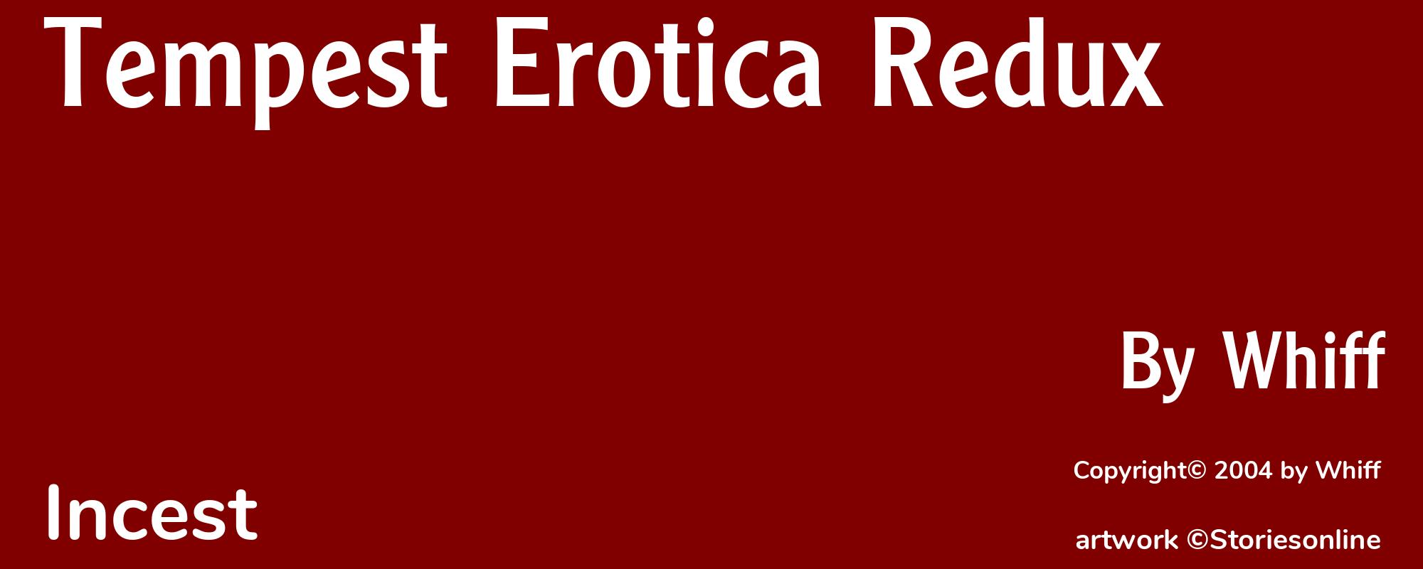Tempest Erotica Redux - Cover