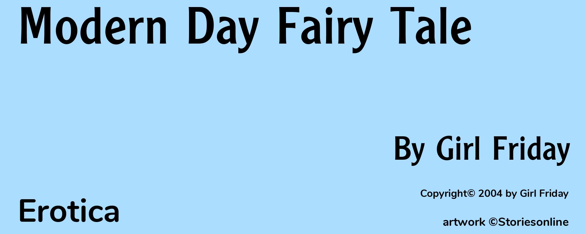 Modern Day Fairy Tale - Cover