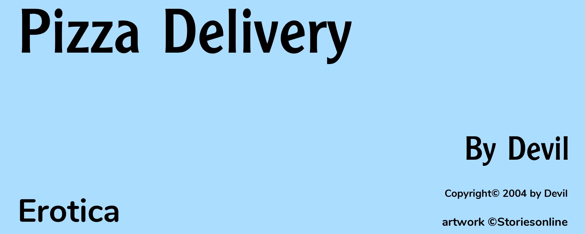 Pizza Delivery - Cover