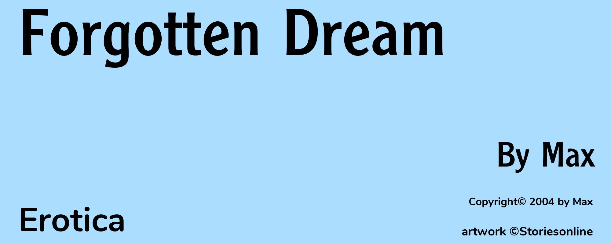 Forgotten Dream - Cover