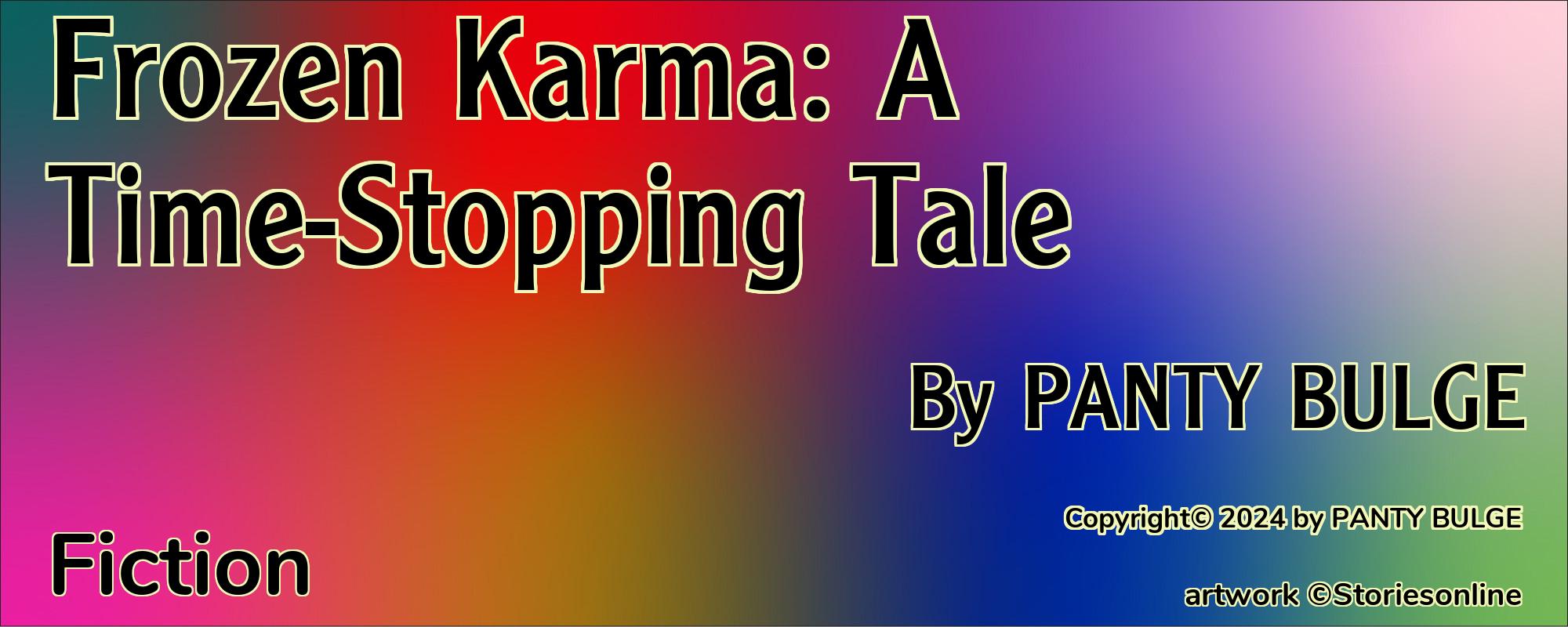 Frozen Karma: A Time-Stopping Tale - Cover