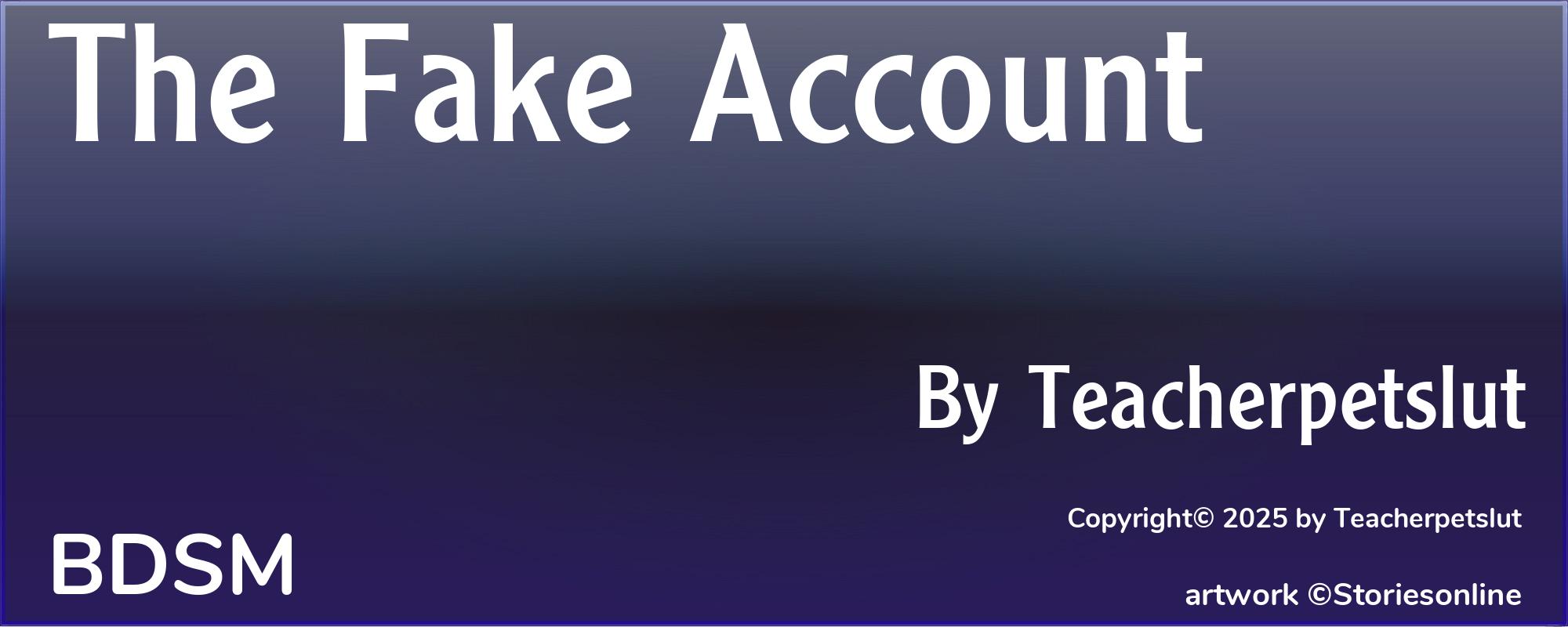 The Fake Account - Cover