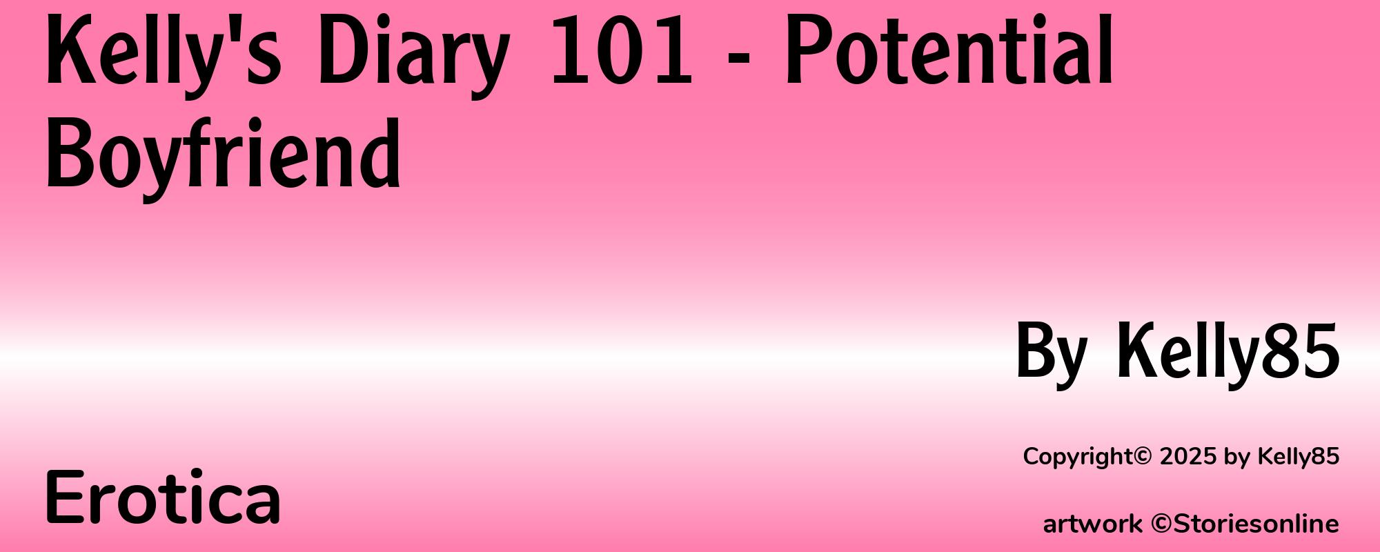 Kelly's Diary 101 - Potential Boyfriend - Cover