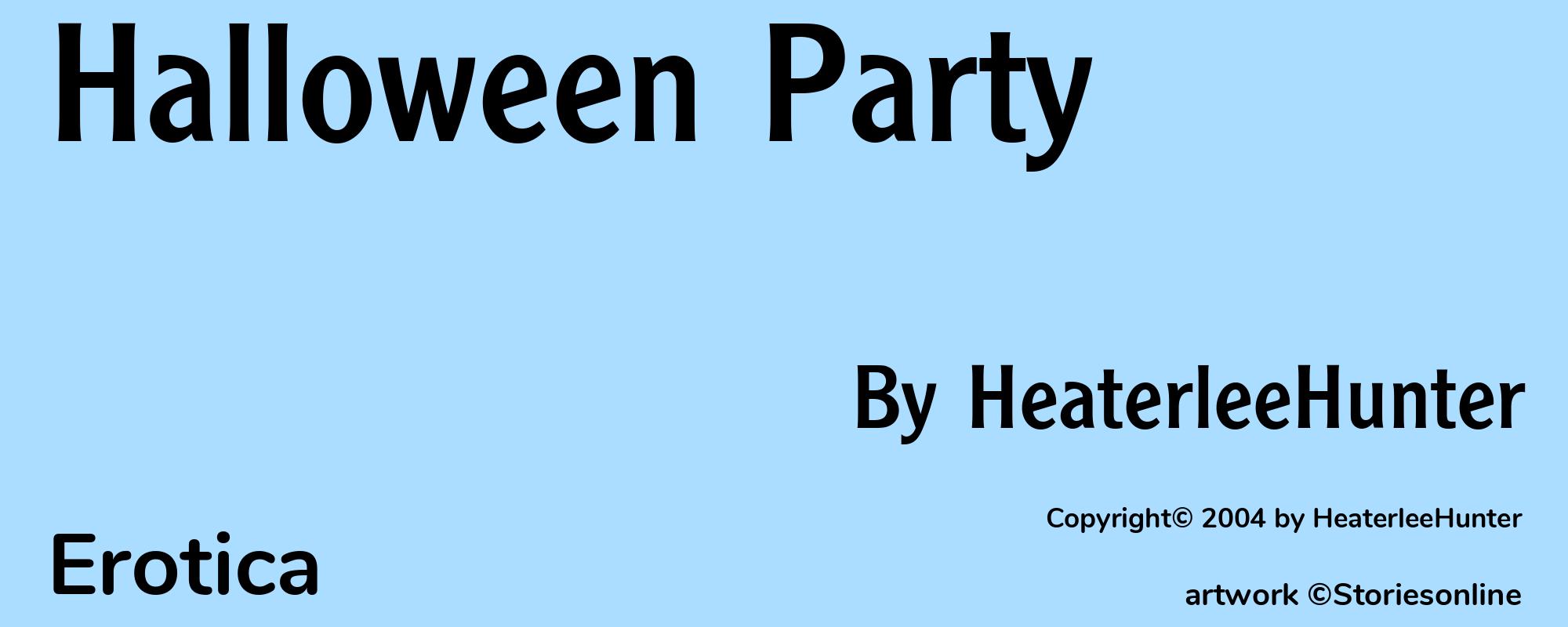 Halloween Party - Cover