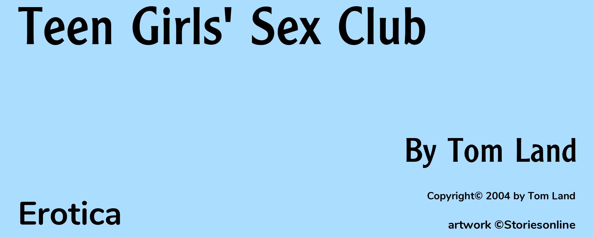 Teen Girls' Sex Club - Cover