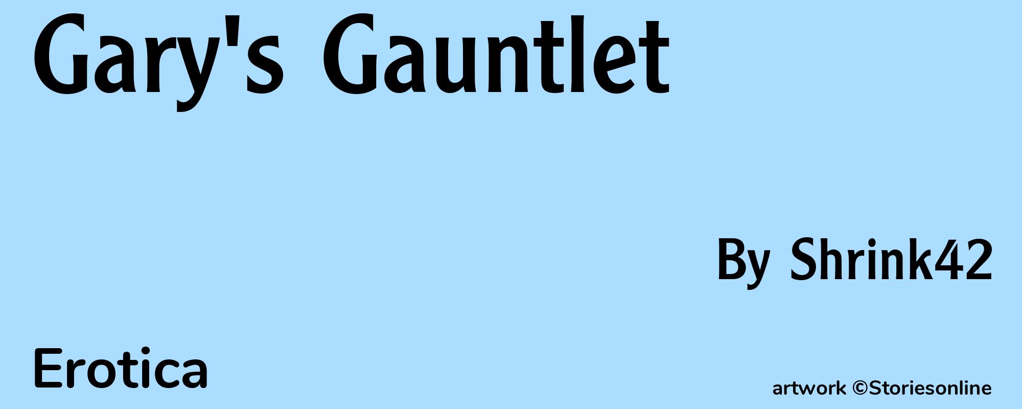 Gary's Gauntlet - Cover