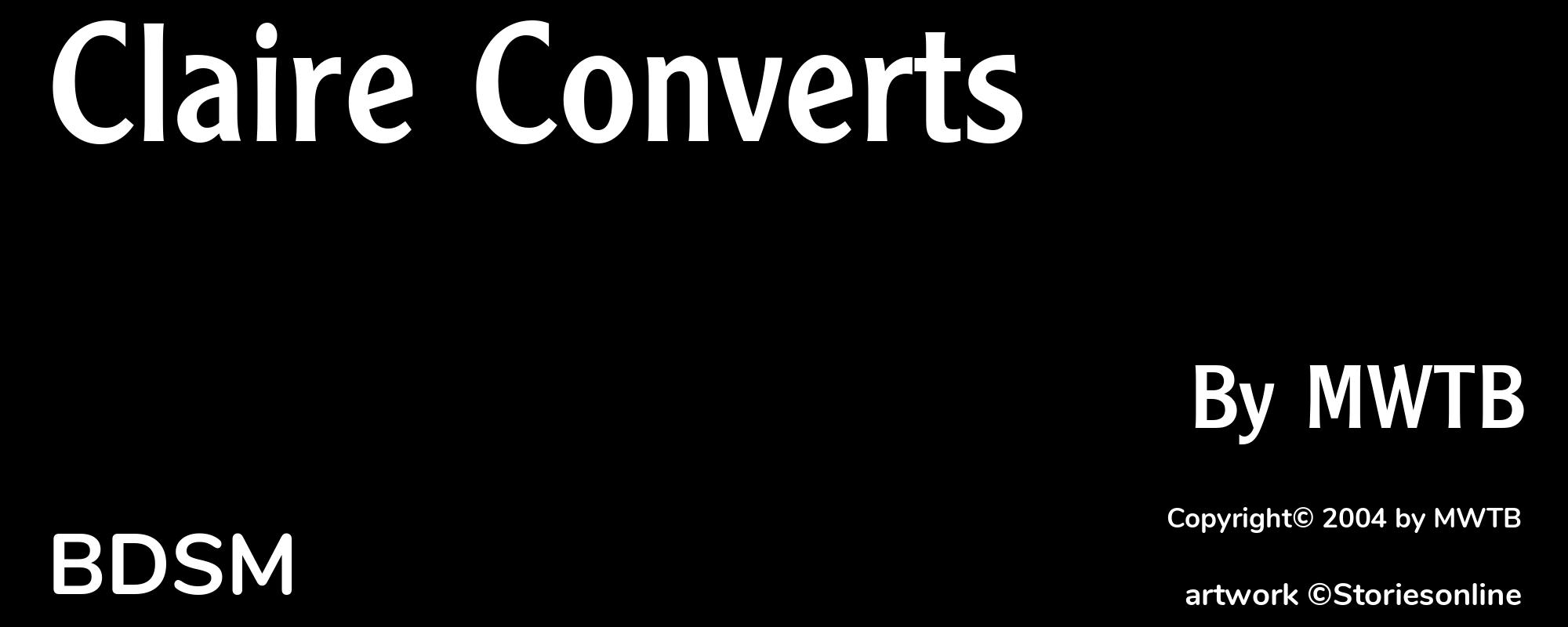 Claire Converts - Cover