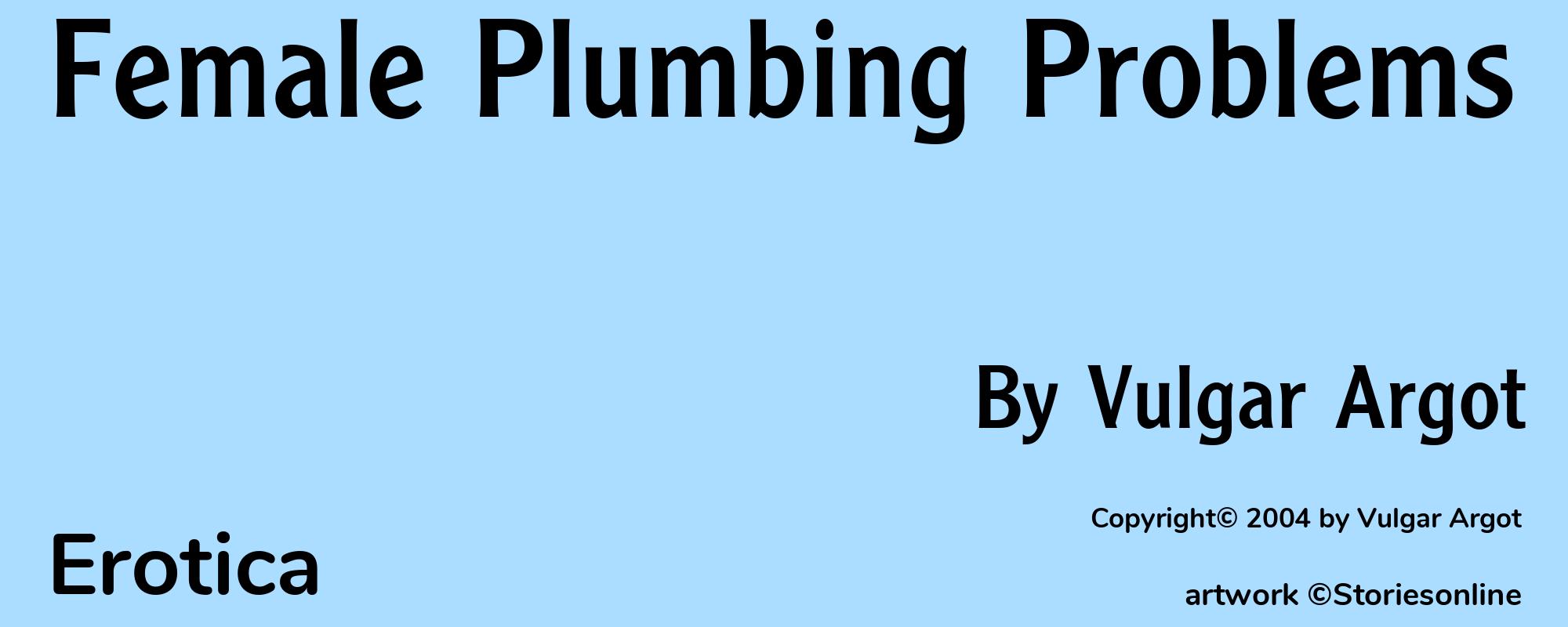 Female Plumbing Problems - Cover