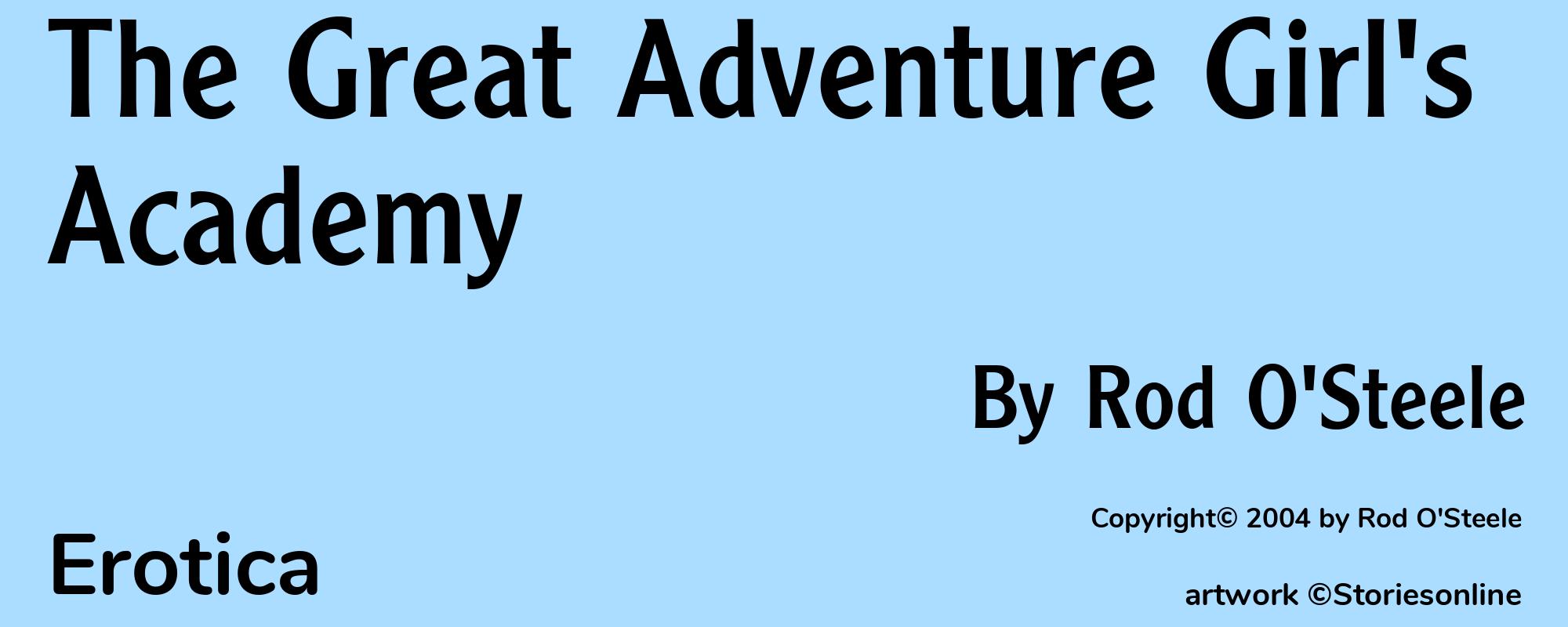 The Great Adventure Girl's Academy - Cover