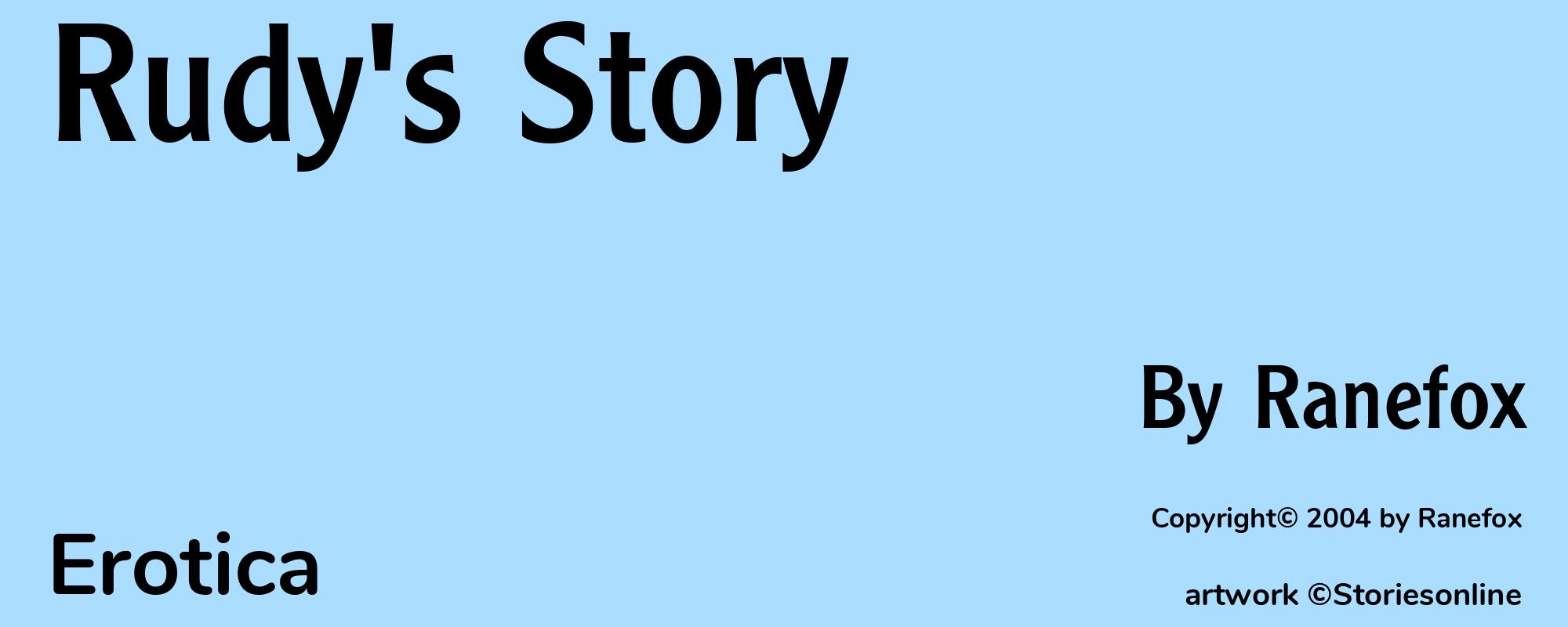 Rudy's Story - Cover