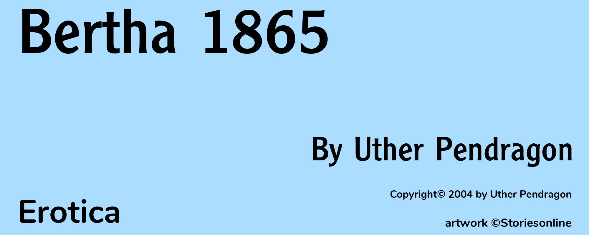 Bertha 1865 - Cover