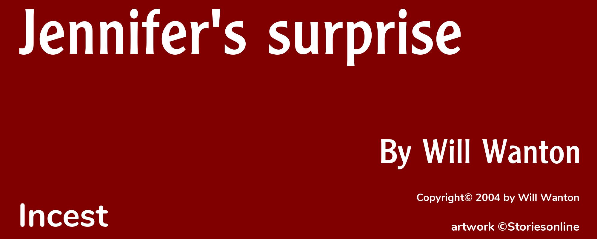 Jennifer's surprise - Cover