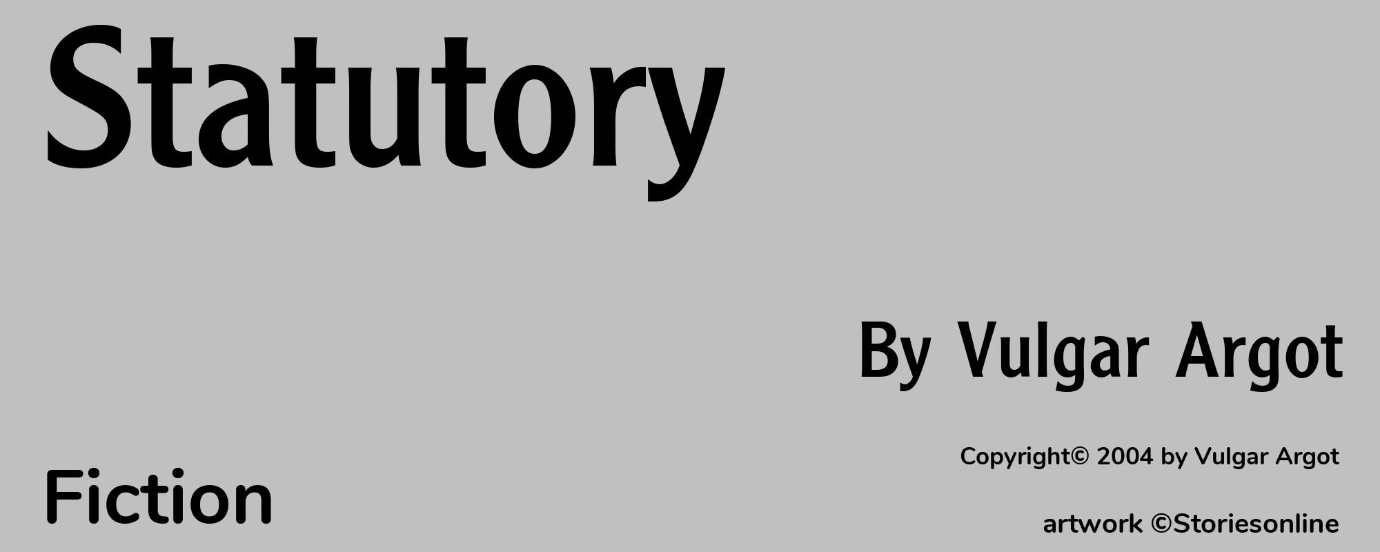 Statutory - Cover