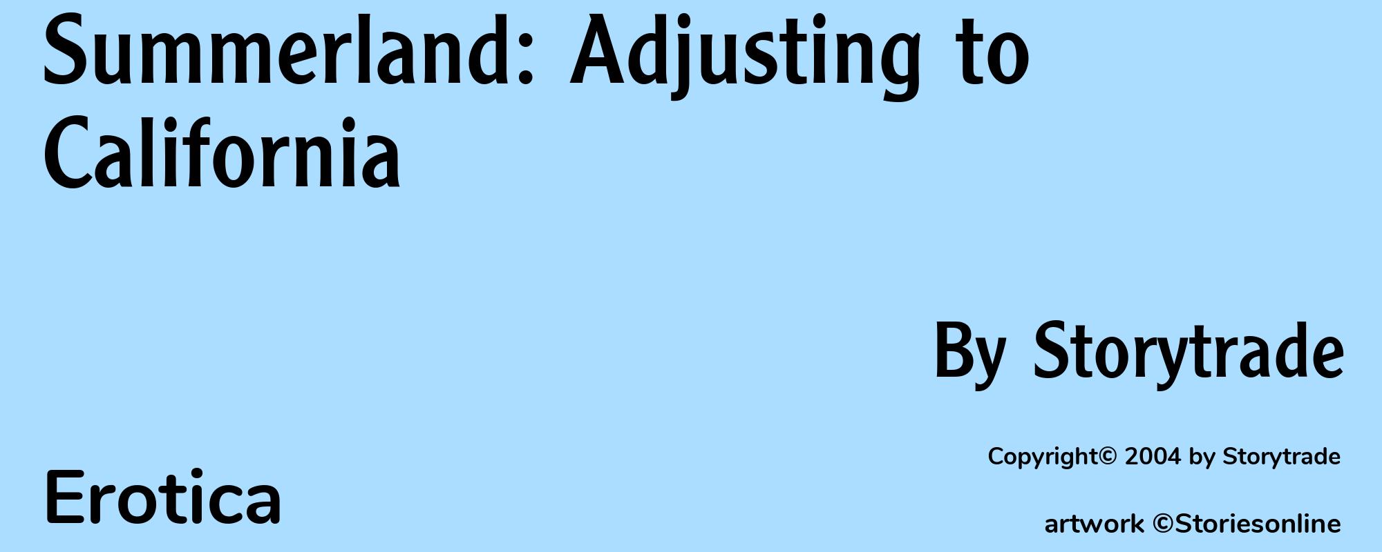 Summerland: Adjusting to California - Cover