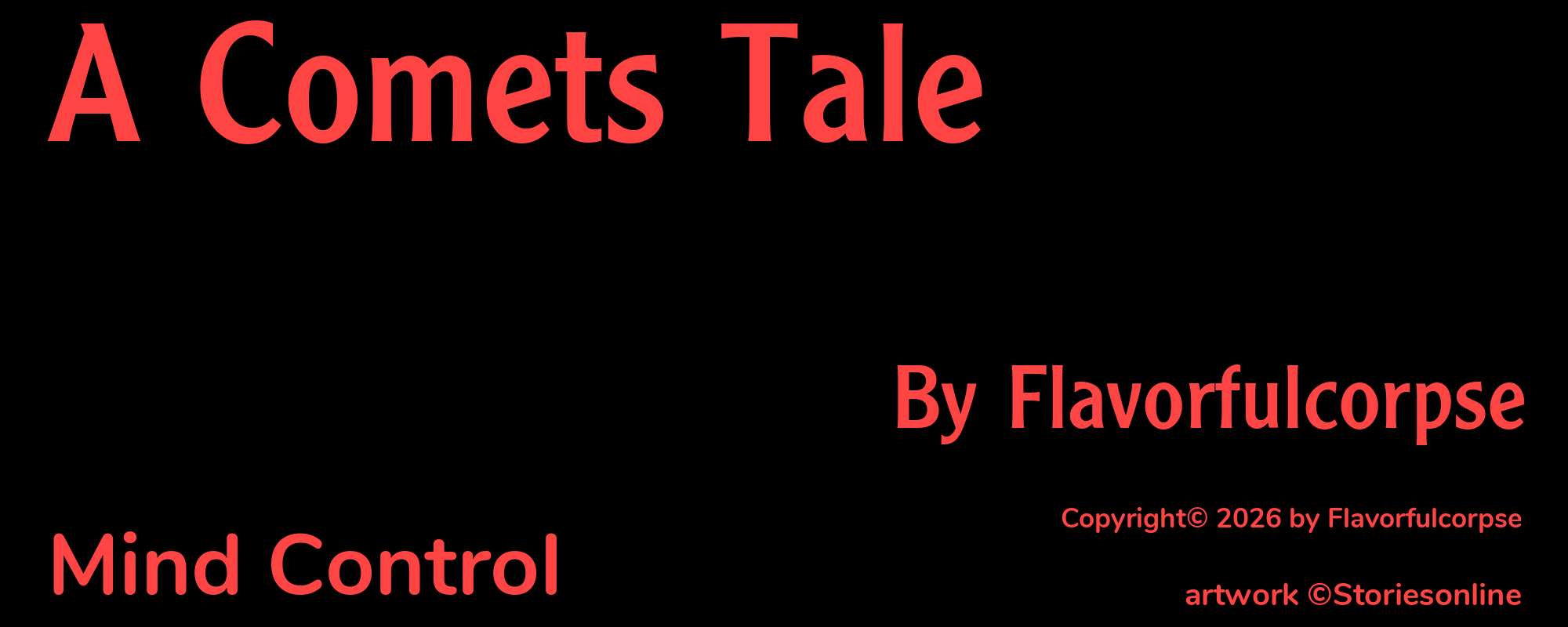 A Comets Tale - Cover