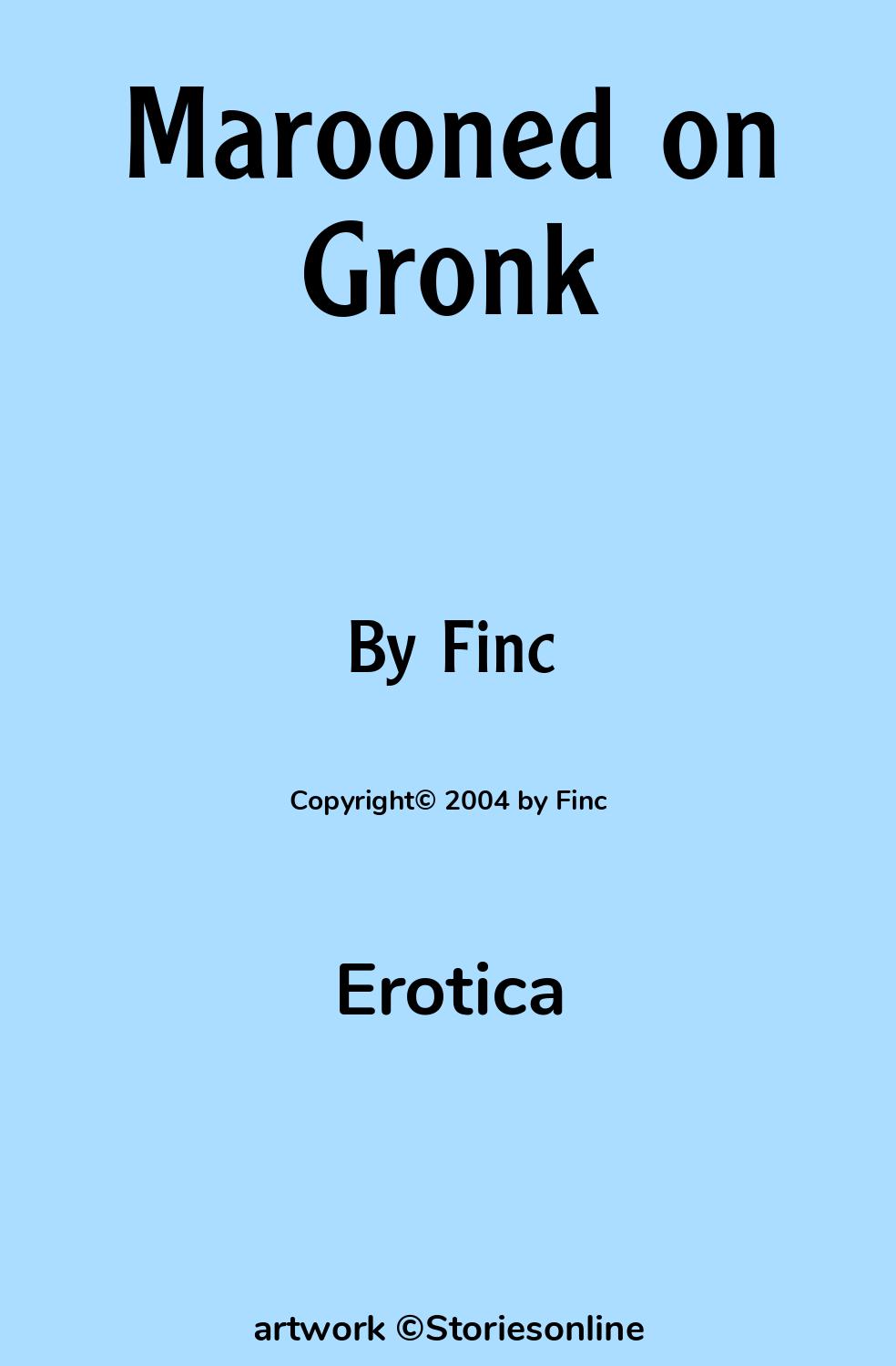 Marooned on Gronk - Erotica Sex Story