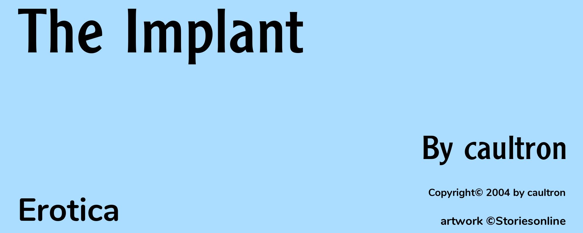 The Implant - Cover
