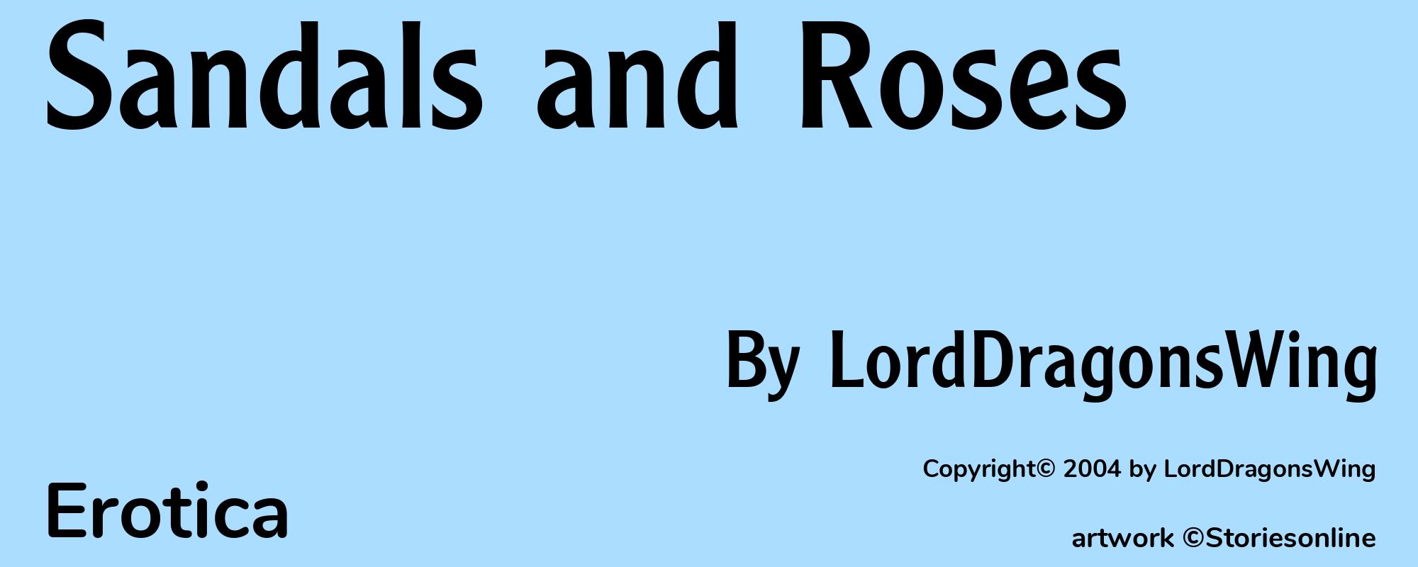 Sandals and Roses - Cover