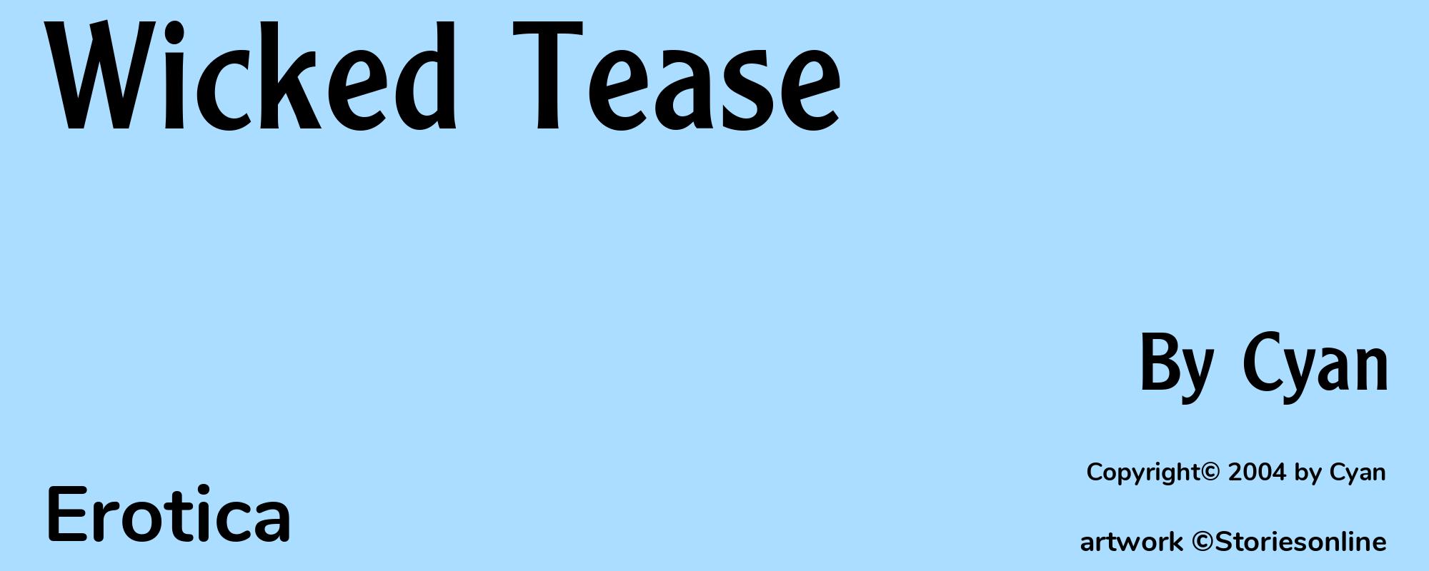 Wicked Tease - Cover