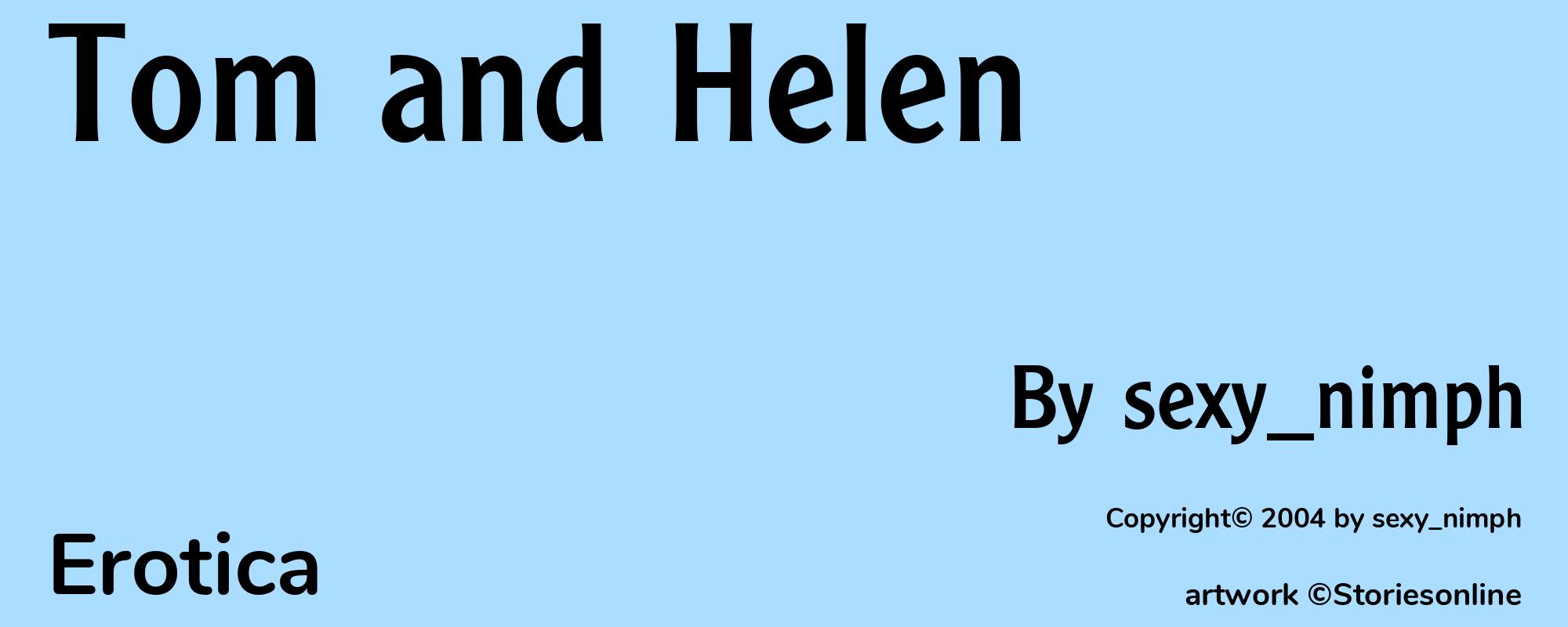 Tom and Helen - Cover