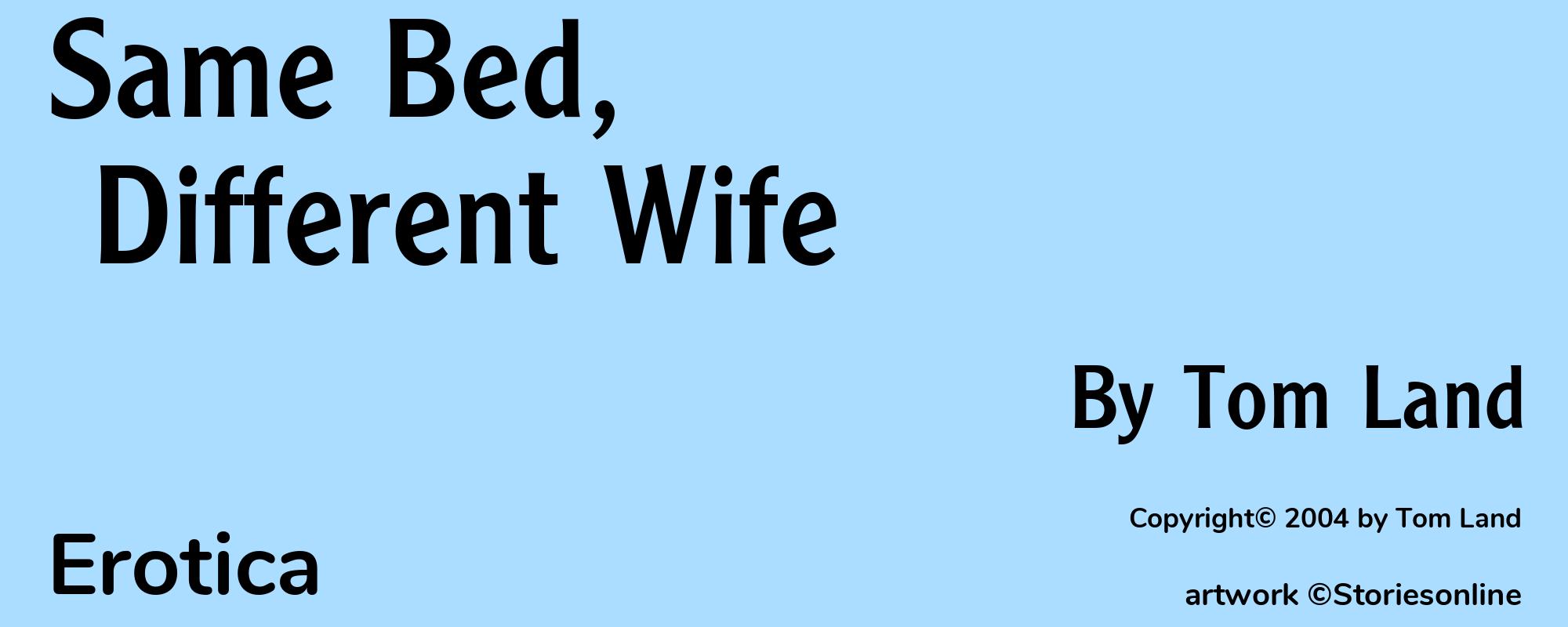 Same Bed, Different Wife - Cover