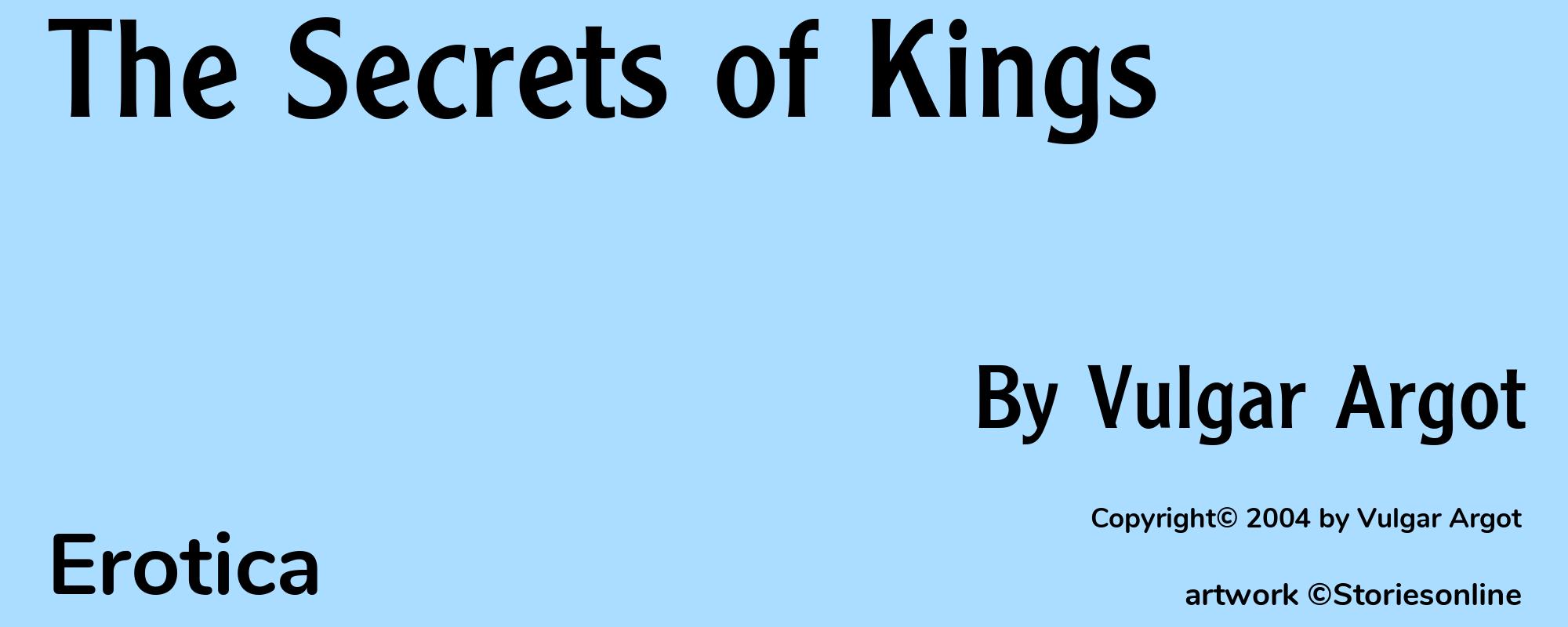 The Secrets of Kings - Cover