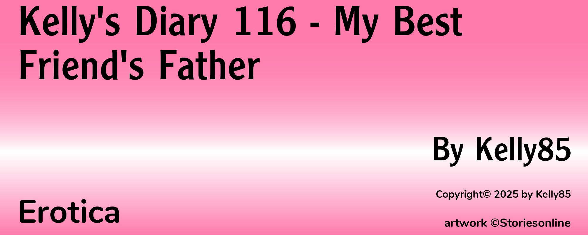 Kelly's Diary 116 - My Best Friend's Father - Cover