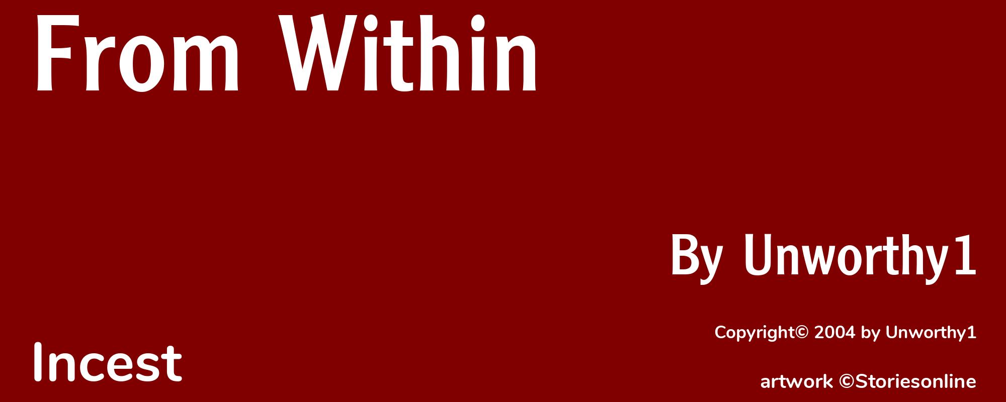 From Within - Cover