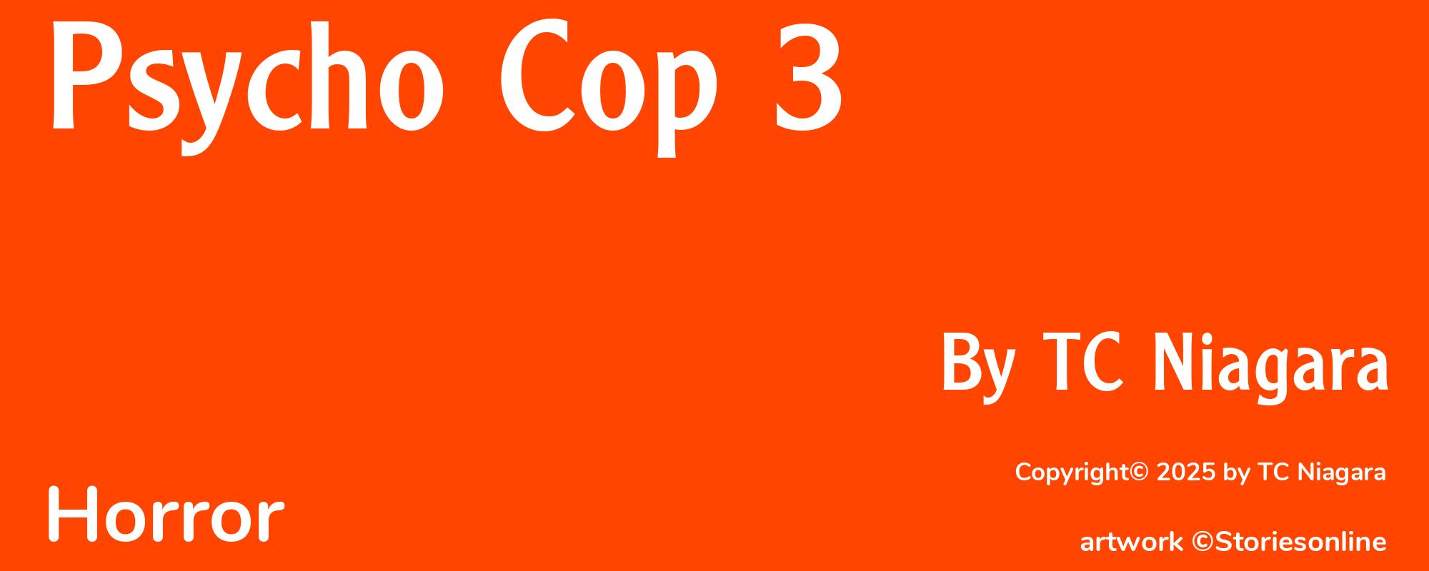 Psycho Cop 3 - Cover