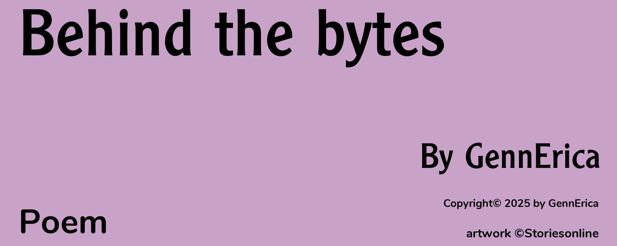 Behind the bytes - Cover