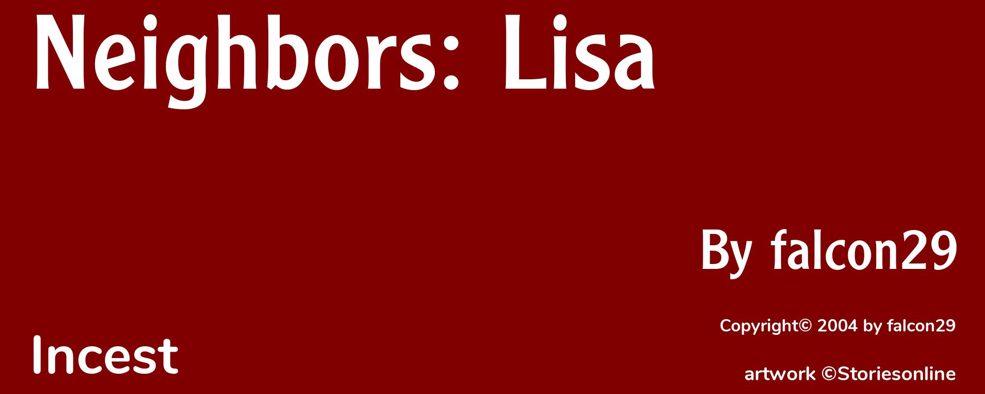 Neighbors: Lisa - Cover