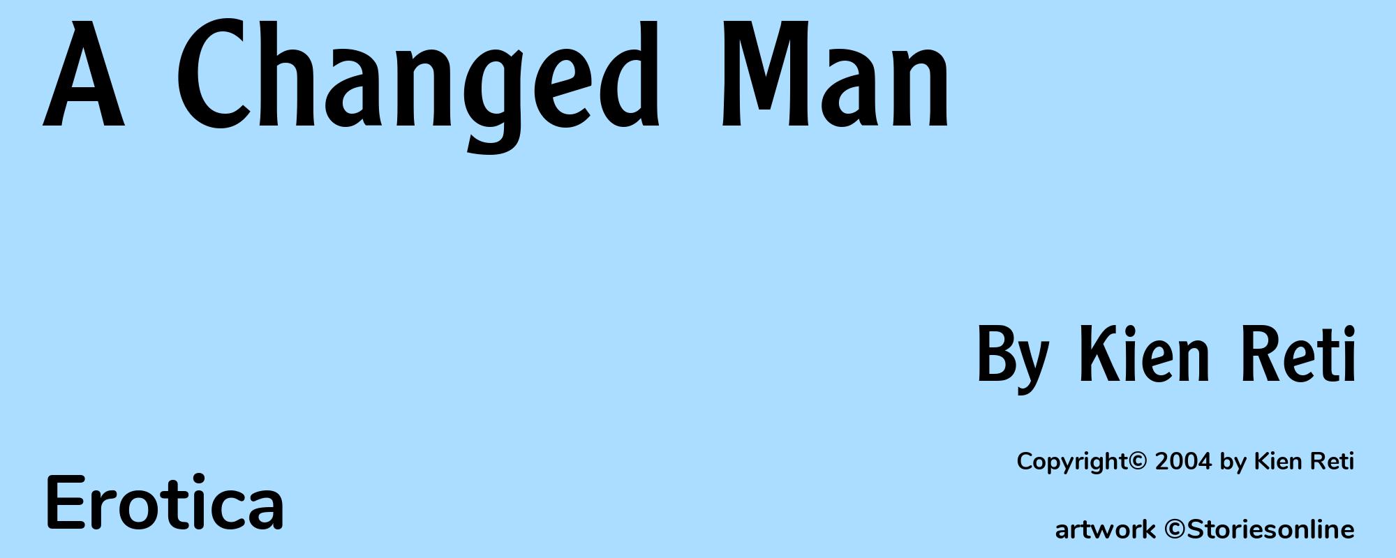 A Changed Man - Cover