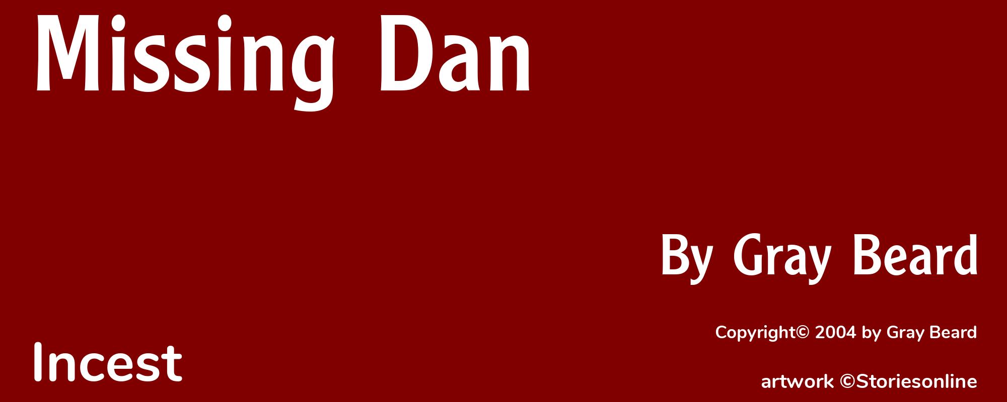 Missing Dan - Cover
