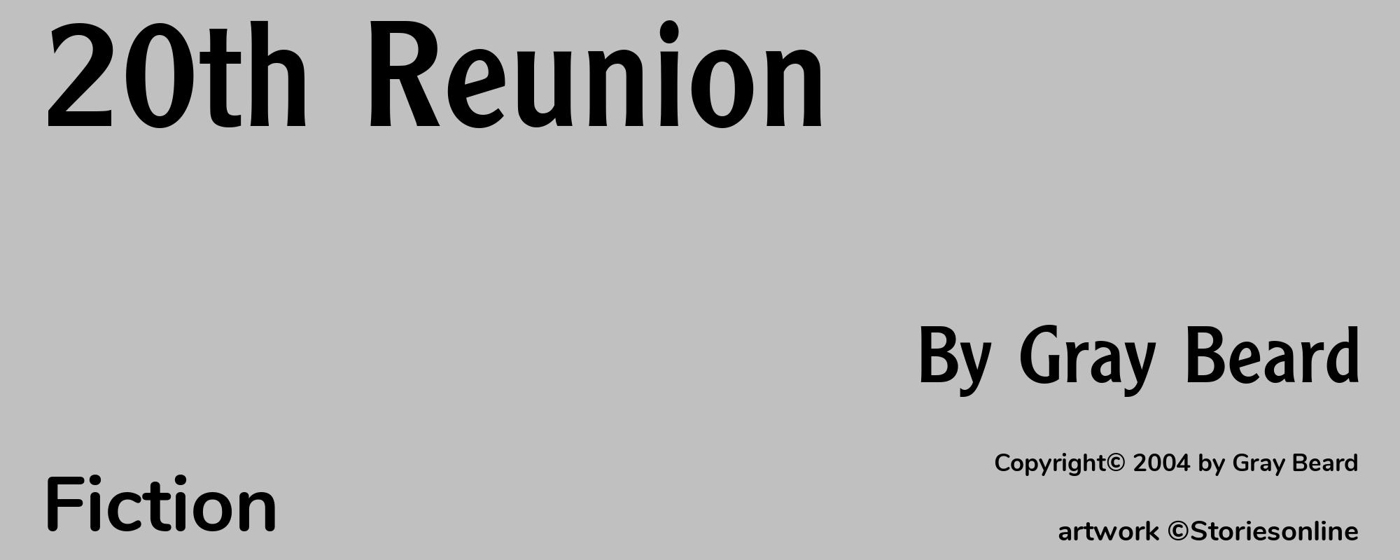 20th Reunion - Cover