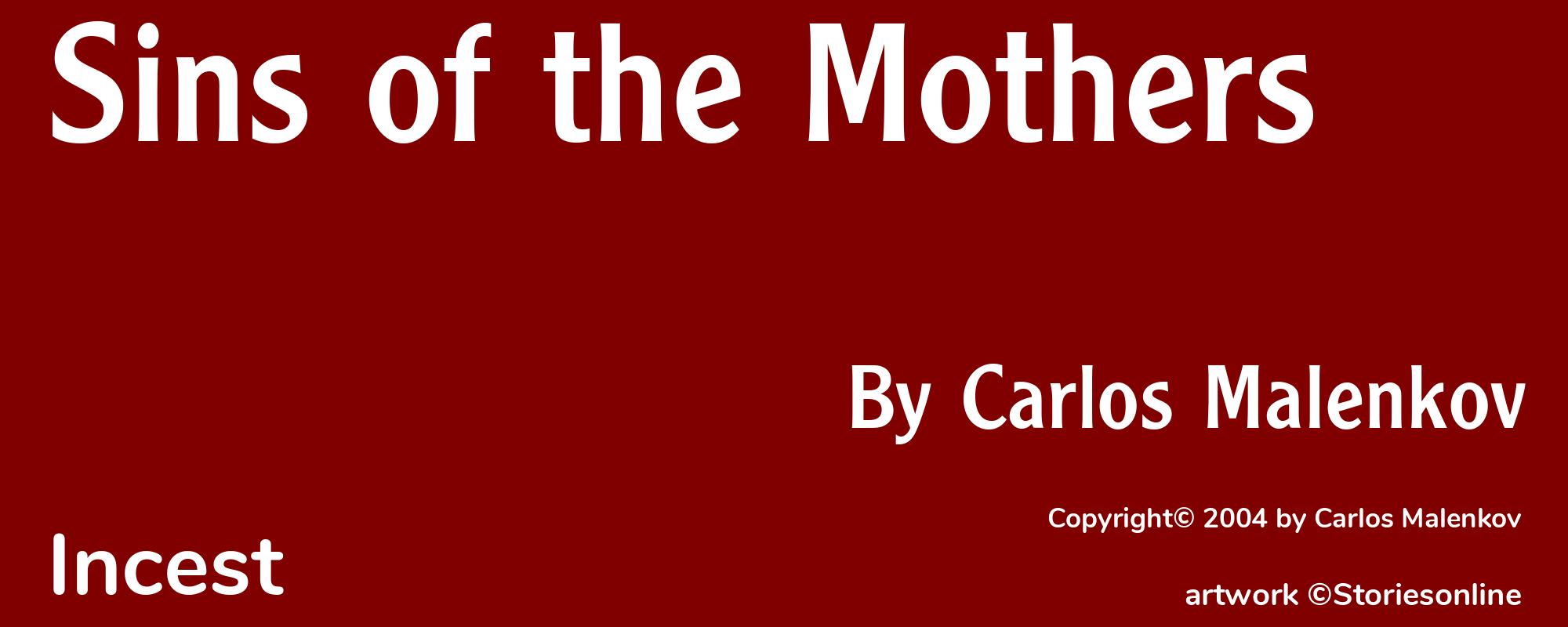 Sins of the Mothers - Cover
