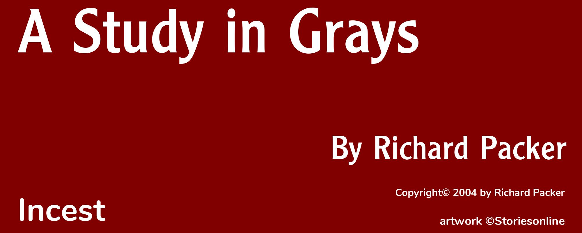 A Study in Grays - Cover