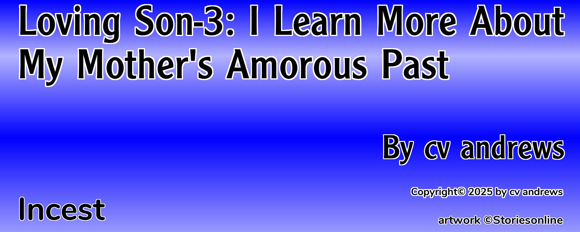 Loving Son-3: I Learn More About My Mother's Amorous Past - Cover