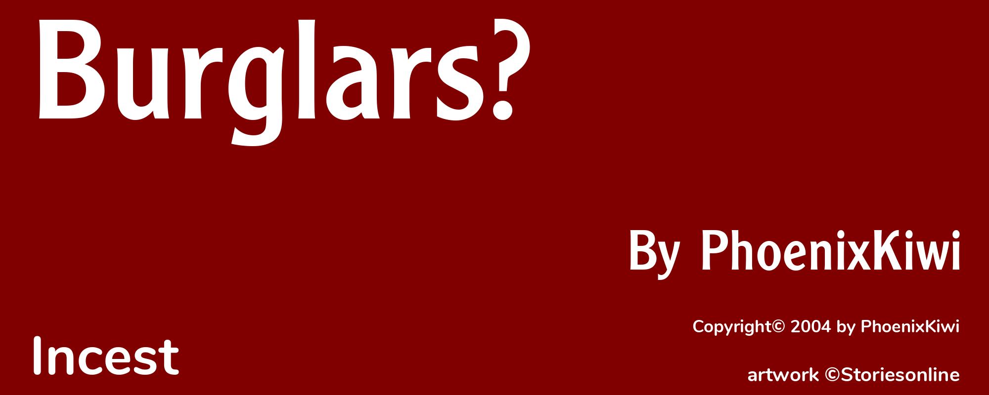 Burglars? - Cover