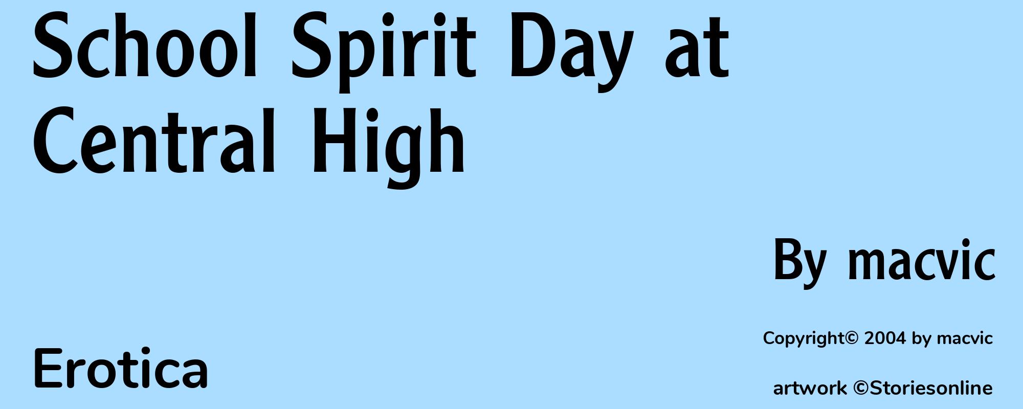 School Spirit Day at Central High - Cover