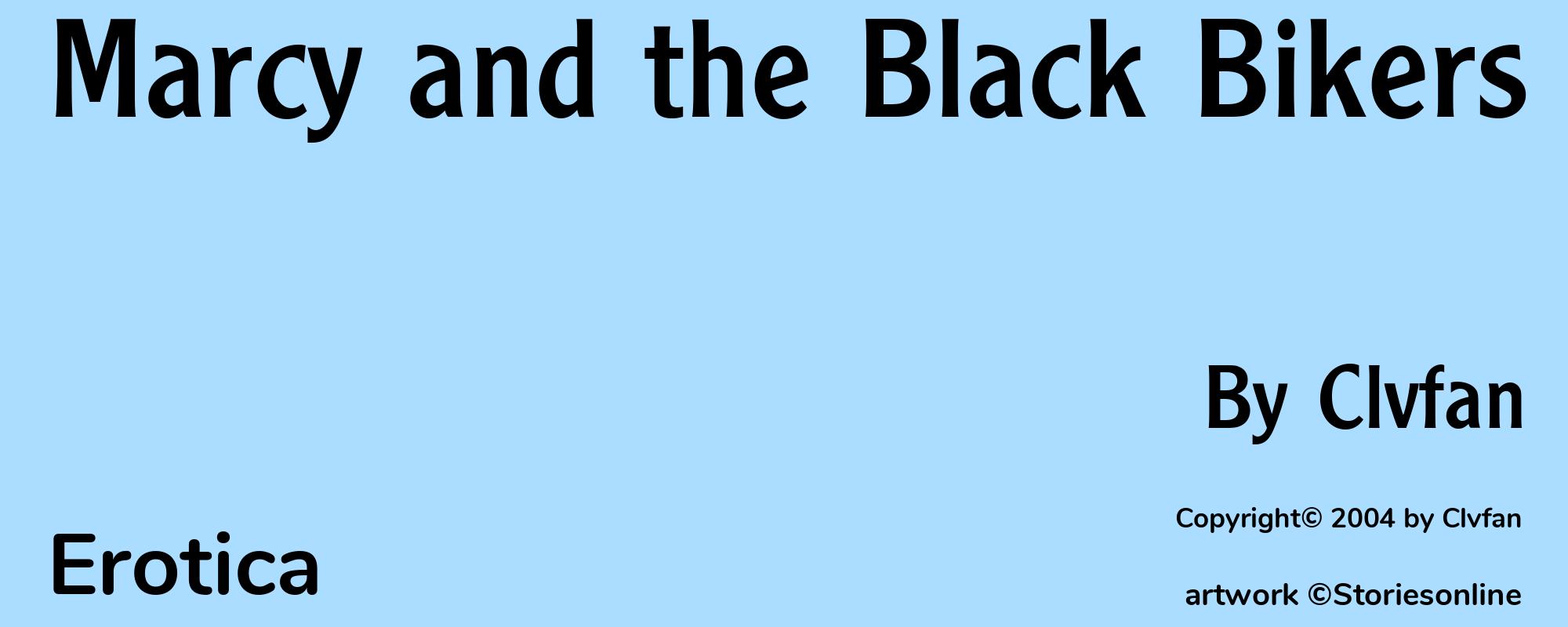 Marcy and the Black Bikers - Cover