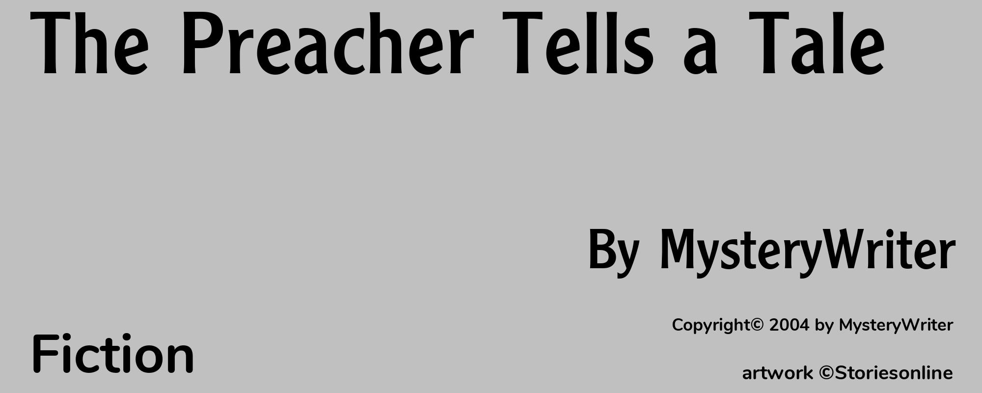 The Preacher Tells a Tale - Cover