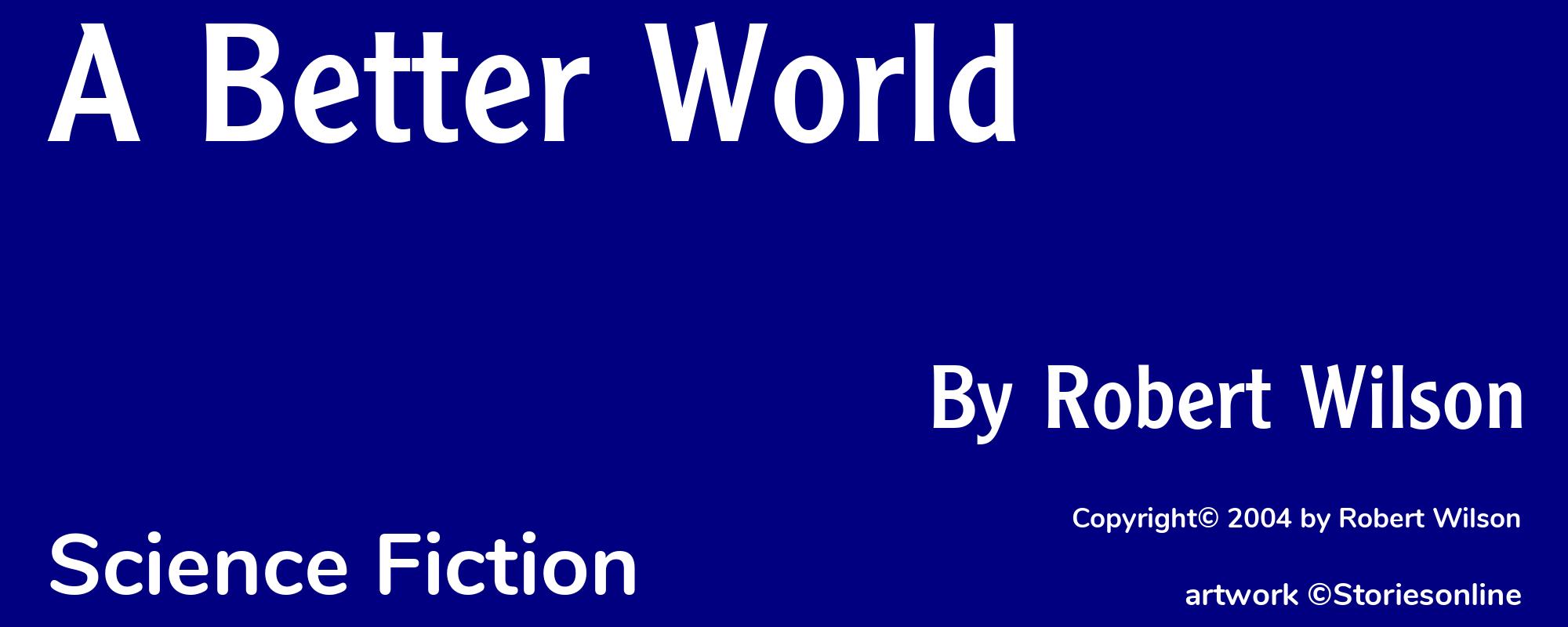 A Better World - Cover