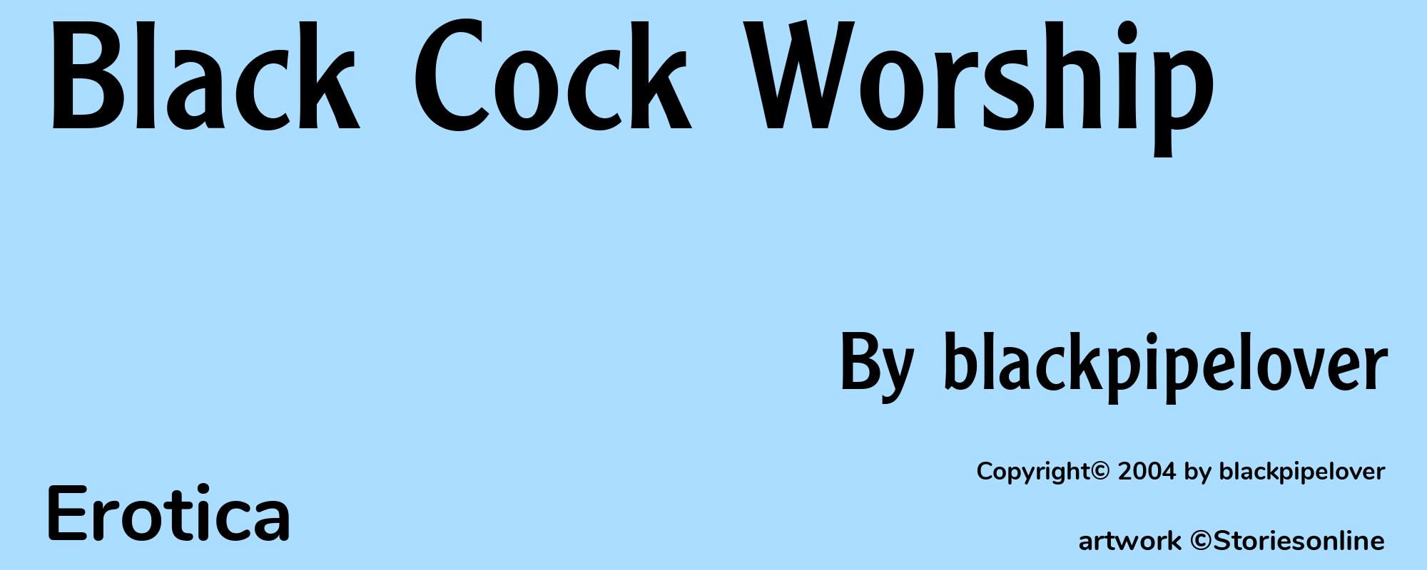 Black Cock Worship - Cover