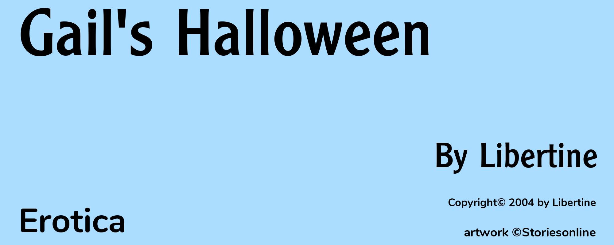 Gail's Halloween - Cover