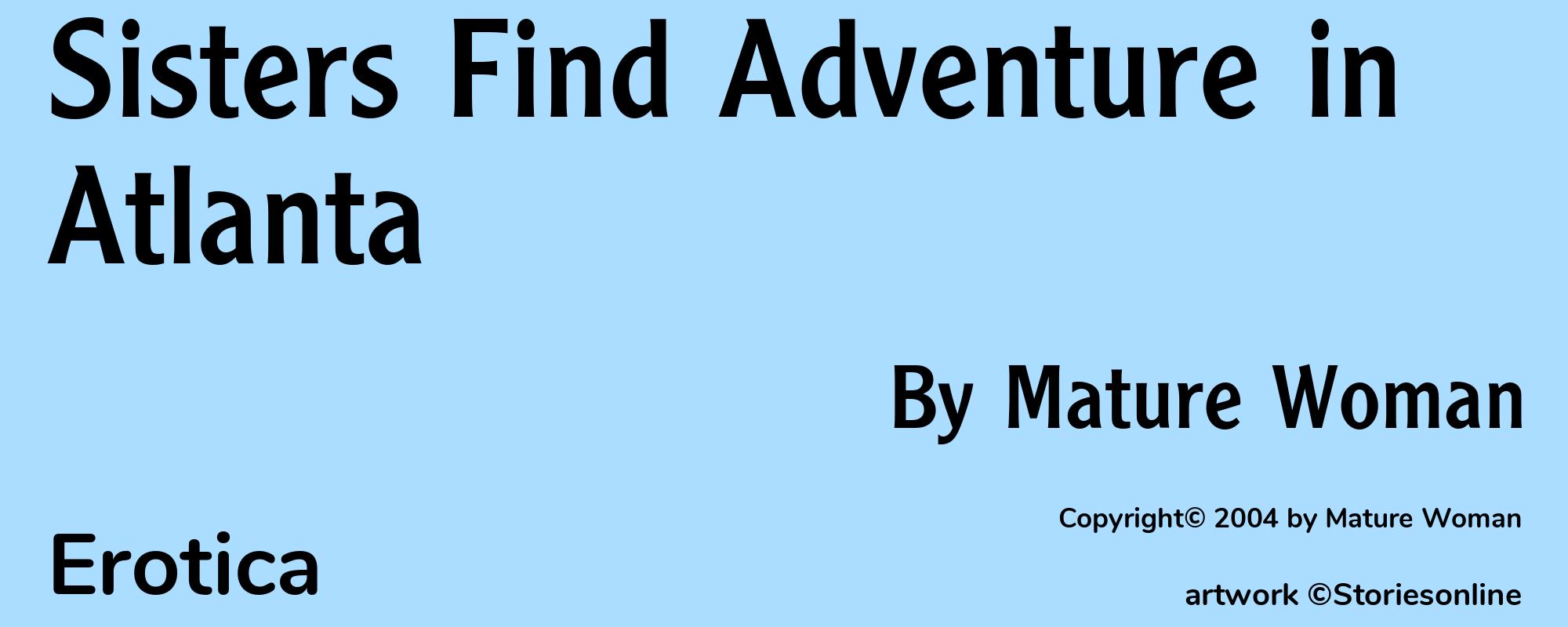 Sisters Find Adventure in Atlanta - Cover