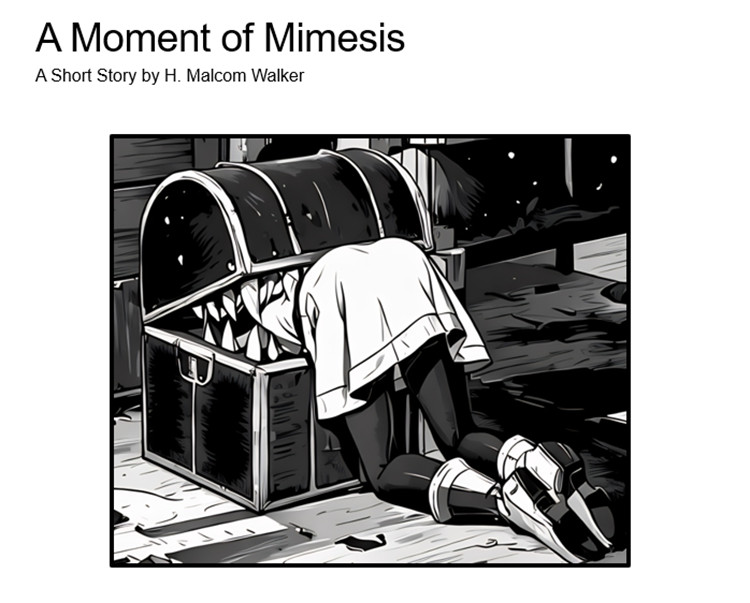 A Moment of Mimesis - Cover