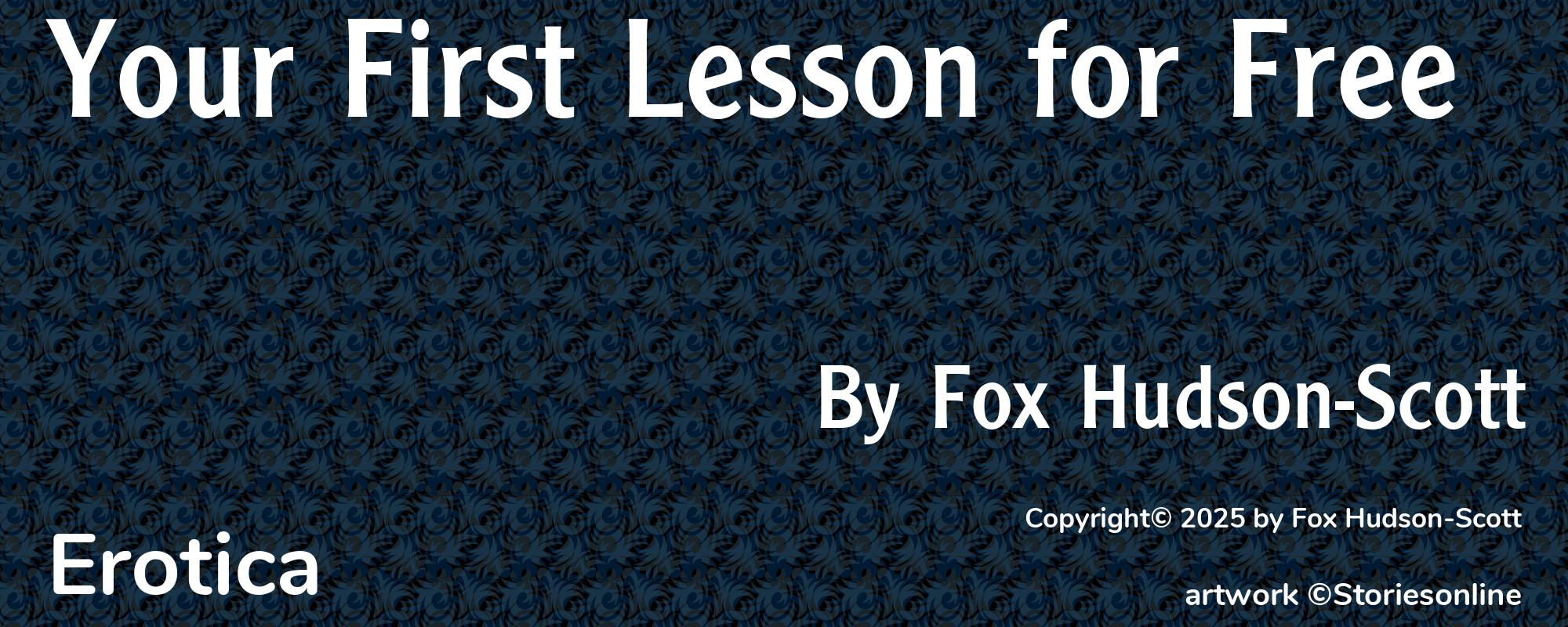 Your First Lesson for Free - Cover