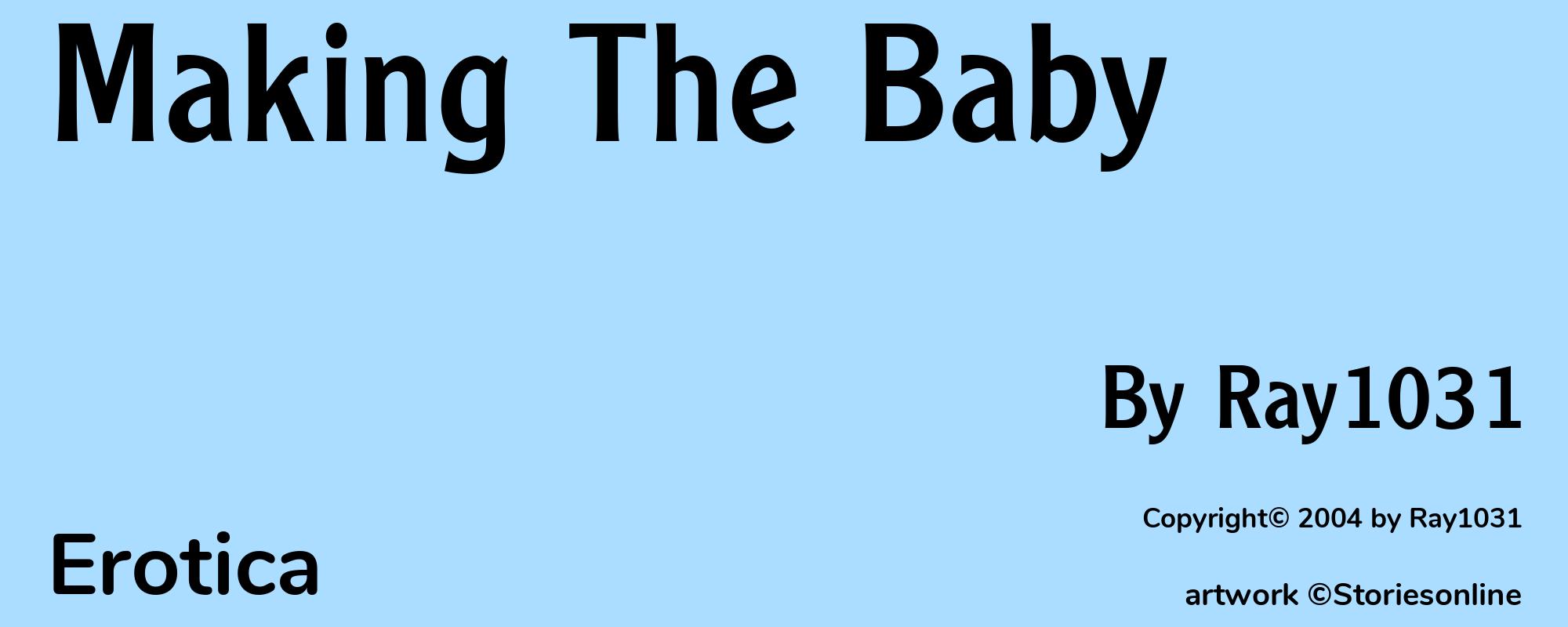 Making The Baby - Cover
