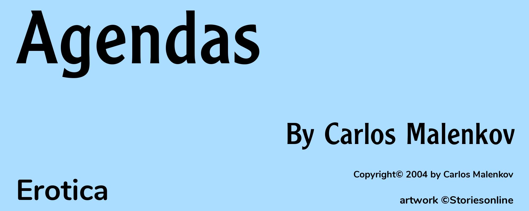Agendas - Cover